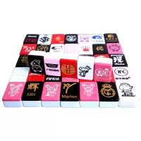麻将牌定制麻将一级手搓麻将自动中大号家用卡通麻将牌创意LOGO图案个性/ 定制货期15天左右