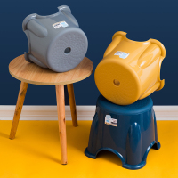 述物初心小凳子塑料板凳家用儿童凳圆凳加厚防滑耐用胶凳脚踏宝宝洗澡矮凳