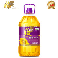 福临门食用油 压榨一级充氮保鲜葵花籽油5L 食用油 中粮出品
