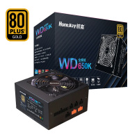 航嘉WD650K全模组 金牌650W电脑电源(80PLUS金牌/单路50A/全电压/LLC+DC-DC/主动PFC)
