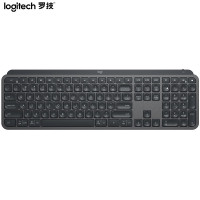 罗技(Logitech)MX Keys 键盘 无线蓝牙键盘 高端办公键盘 超薄 全尺寸 智能背光 深灰色