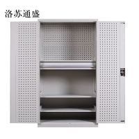 洛苏通盛工具柜加厚铁皮储物柜工厂车间用带抽屉汽修多功能收纳柜通门内一抽柜灰白色