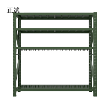 正斌消防铁锹镐农具摆放架安保器材存放架军绿色拆装盾牌货架盾牌架(标准款)