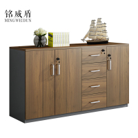 铭威盾办公室矮柜储物柜文件柜3门4抽屉(标准款)