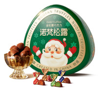 诺梵 圣诞金松露四口味软夹心巧克力500g