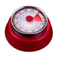机械计时器提醒定时器, 磁吸式红色 1个