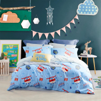 LOVO 超级飞侠全棉斜纹四件套·乐迪出发 VSADF0292