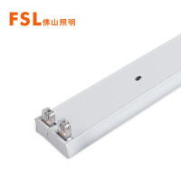 佛山照明(FSL) T8 LED双管平盖空支架 炫丽系列双端(水晶灯座)1.2米