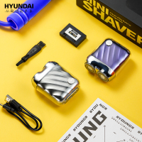 HYUNDAI现代YS708/YS709剃须刀(星际银/宝石蓝)颜色随机