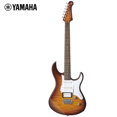 雅马哈(YAMAHA)印尼进口单摇ST型电吉他 PAC212VQMTBS烟棕色 绗缝枫木贴面
