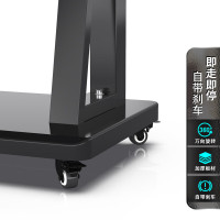 BRATECK北弧 双屏显示器支架 电脑显示器支架臂双屏幕 电脑支架台式 两屏显示器增高架 E350-2陨石灰