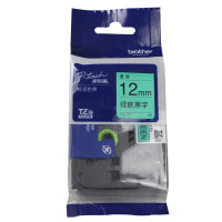 兄弟(brother)TZe-731标签机色带 12mm绿底黑字(适用于PT-P950NW/900W) 单位:个