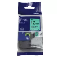 兄弟(brother)TZe-731标签机色带 12mm绿底黑字(适用于PT-P950NW/900W) 单位:个