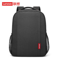 联想(Lenovo)双肩电脑包笔记本背包男15.6英寸大容量旅行包商务双肩包学生书包