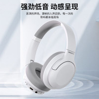 联想(Lenovo)头戴式无线蓝牙耳机 电竞游戏运动立体声音乐耳机 蓝牙5.1华为小米手机重低音耳麦 白色