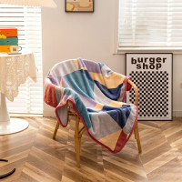 圣夫妮牛奶绒搭搭毯-蜜雪儿 SFN-069 粉/黄