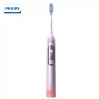 飞利浦(PHILIPS)电动牙刷 成人声波震动情侣牙刷 节日礼物 钻石系列 新钻石7系丨变频护龈丨HX3792/02粉色