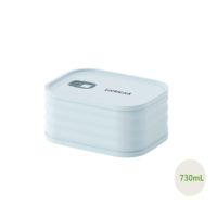 乐扣乐扣 新活力不锈钢保鲜盒(蓝色)LCB917BLUFU 730ml