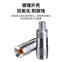 海乐2M两兆头CC4(75-2-2)视频接头公头 同轴电缆接头DDF射频线连接器10个装 2M-CC4 1包 单位:包