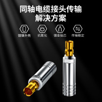 海乐2M两兆头CC3(75-2-2)视频接头母头 同轴电缆接头DDF射频线连接器10个装 2M-2CC3 1包 单位:包