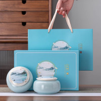 云境仙 山语 2023新茶明前特级龙井杭州龙井绿茶礼盒装250g(颜色随机)