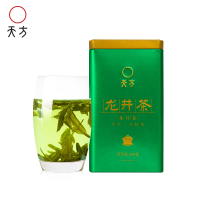 天方茶叶200g 龙井绿茶春茶 雨前龙井春茶 越州产区 小罐装茶叶