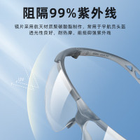 代尔塔护目镜防冲击防尘防风沙骑行劳保防飞溅紫外线防护眼镜男女 101138 护目镜