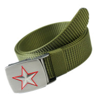 自动扣腰带 腰带五星扣