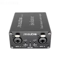JRAUDIO 专业共地音频隔离器6.5音响噪音滤波消除电流声变压信号降噪器LA-2
