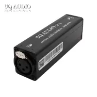 JQAUDIO LR-2 立体声剑桥音频隔离器 电脑噪声隔离器3.5对双卡侬 3.5对双6.35 单个隔离器