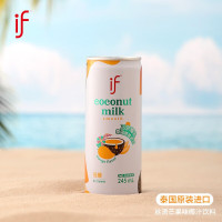 if赵露思 泰国进口丝滑芒果味椰汁饮料低糖椰子汁 245ml*12瓶