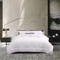 水星家纺(MERCURY)-A 水星家纺 威尔抗菌澳洲羊毛被 200cm×230cm 白色 舒适保暖 加厚被芯