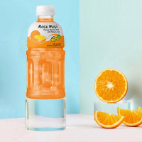 摩咕摩咕泰国进口饮料含椰果肉橙汁芒果汁葡萄汁草莓汁菠萝汁网红饮品整箱[320ml*6瓶]橙汁(含椰果)