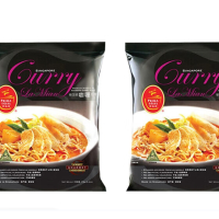 百胜厨新加坡百胜厨叻沙拉面2袋咖喱海鲜网红方便面夜宵非油炸 叻沙咖喱风味178g*2
