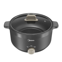 美的(Midea--HGE2520 电火锅家用多功能电炒锅电煮锅电热锅 3L 一体式电火锅