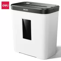 得力9939碎纸机(白色)4级5张5min15L容量