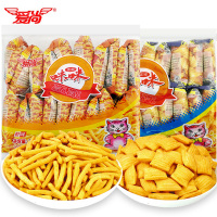 爱尚咪咪虾条蟹味粒美食网红零食寝室办公室代餐童年回忆怀旧15g*8包