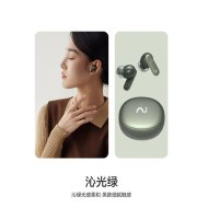 科大讯飞(iFLYTEK)录音降噪会议耳机Nano+ 无线蓝牙耳机 入耳式 超长续航 录音转文字 苹果华为通用(沁光绿)