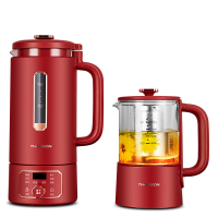 THOMSON汤姆逊 厨房机械(破壁机)套装 TMX-PBJ206 破壁杯600ml+养生杯600ml 中国红