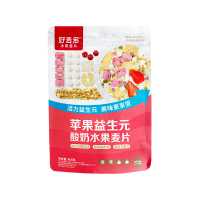 好麦多 奇亚籽水果谷物燕麦片益生元酸奶 苹果味408g