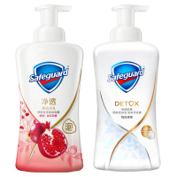 沐浴露(舒肤佳 泡沫沐浴露 焕肤红石榴 500ml+纯白清香500ml)