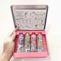 欧舒丹 史努比联名4件套(铁盒)普罗旺斯经典30ML*1假日花园30ML*1东方玫瑰30ML*1甜蜜满溢30ML*1