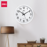 得力9005挂钟(白)(只)30cm12寸