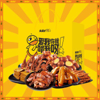 久久丫卤味零食大礼包 1192g