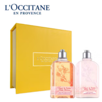 欧舒丹 甜蜜樱花沐浴护肤2件套(沐浴啫喱250ml+润肤露250ml)