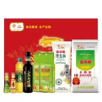 金龙鱼“福遇锦鲤”米面粮油礼盒 春节大礼包B款2200g+1138ml