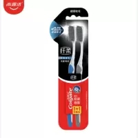 高露洁超级纤柔软毛牙刷2支装颜色随机