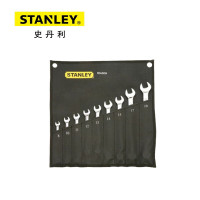 扳手 史丹利/STANLEY 93-609-22 两用扳手 铬钒合金钢 9个
