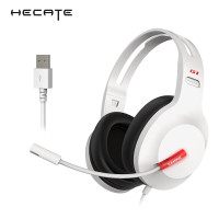 漫步者(EDIFIER)HECATE G1 USB数字解码耳机电竞耳麦头戴式电脑耳机麦克风 G1[USB白色] 1个