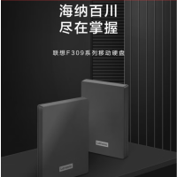 联想(Lenovo) F309 移动硬盘usb3.0 高速移动硬盘1TB多系统兼容 灰色 1TB
